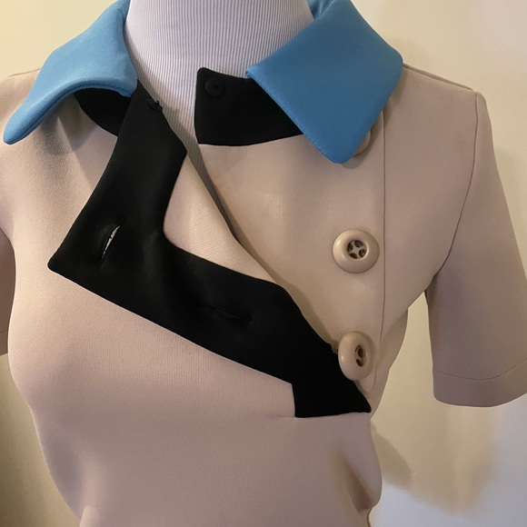 Gorgeous Prada color block collared top - Picture 12 of 16